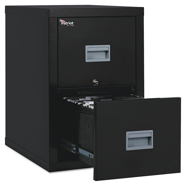 Patriot By Fireking Insulated Fire File, 1-Hour Fire Protection, 2 Legal/letter File Drawers, Black, 17.75" X 25" X 27.75"