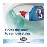 Disinfecting Toilet Bowl Cleaner with Bleach, Rain Clean Scent, 24 oz Bottle, 2/Pack