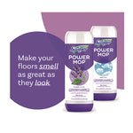 PowerMop Mopping Pads, 5.3 x 15.4, White/Purple, 5 Pads/Box