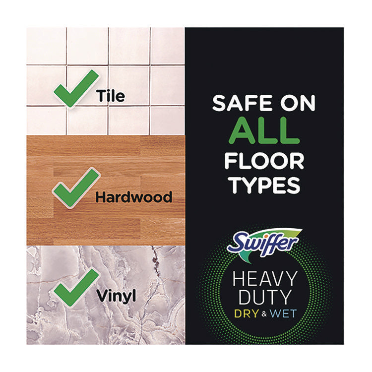 Heavy-Duty Wet Refill Cloths, 8 x 10, Gain Original Scent, White, 10 Cloths/Tub