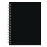 Enterprise Weekly/Monthly Notes Planner, 8.63" x 5.88", Black Cover, 12-Month (Jan to Dec): 2025