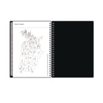 Enterprise Weekly/Monthly Notes Planner, 8.63" x 5.88", Black Cover, 12-Month (Jan to Dec): 2025