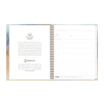 One Tree Planted Andreo Weekly/Monthly Planner, Abstract Artwork, 11" x 8.5", Blue/Sand/Green Cover, 12-Month (Jan-Dec): 2025