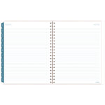 Glacier Weekly/Monthly Planner, Glacier Artwork, 11" x 9.25", Blue/Gray/Silver Cover, 12-Month (Jan to Dec): 2025