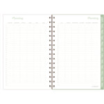 Ombre Weekly/Monthly Planner, Colorful Cloud Artwork, 8.5" x 6.38", Multicolor Cover, 12-Month (Jan to Dec): 2025
