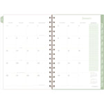 Ombre Weekly/Monthly Planner, Colorful Cloud Artwork, 8.5" x 6.38", Multicolor Cover, 12-Month (Jan to Dec): 2025