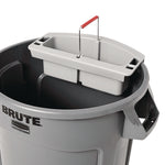 Maid Caddy, Two Compartments, 16 x 9 x 5, Gray