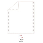 Printout Paper, 1-Part, 20 lb Bond Weight, 9.5 x 11, White, 2,300/Carton