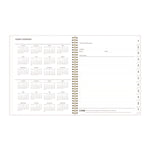 Gemma Academic Year Weekly/Monthly Planner, Geode Artwork, 11 x 8.5, Blue/Purple Cover, 12-Month (July to June): 2025 to 2026