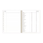 Gemma Academic Year Weekly/Monthly Planner, Geode Artwork, 11 x 8.5, Blue/Purple Cover, 12-Month (July to June): 2025 to 2026