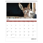 100% Recycled Farm Life Wall Calendar, 11 x 14, White/Multicolor Sheets, 12-Month (Jan-Dec): 2025