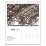 100% Recycled Abstract Architecture Photos Wall Calendar, 14 x 11, White Sheets, 12-Month (Jan-Dec): 2025