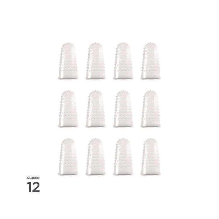 Micro-Gel Fingertips, Size 11, Small, Clear, 12/Pack