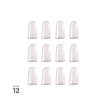 Micro-Gel Fingertips, Size 11.5, Medium, Clear, 12/Pack