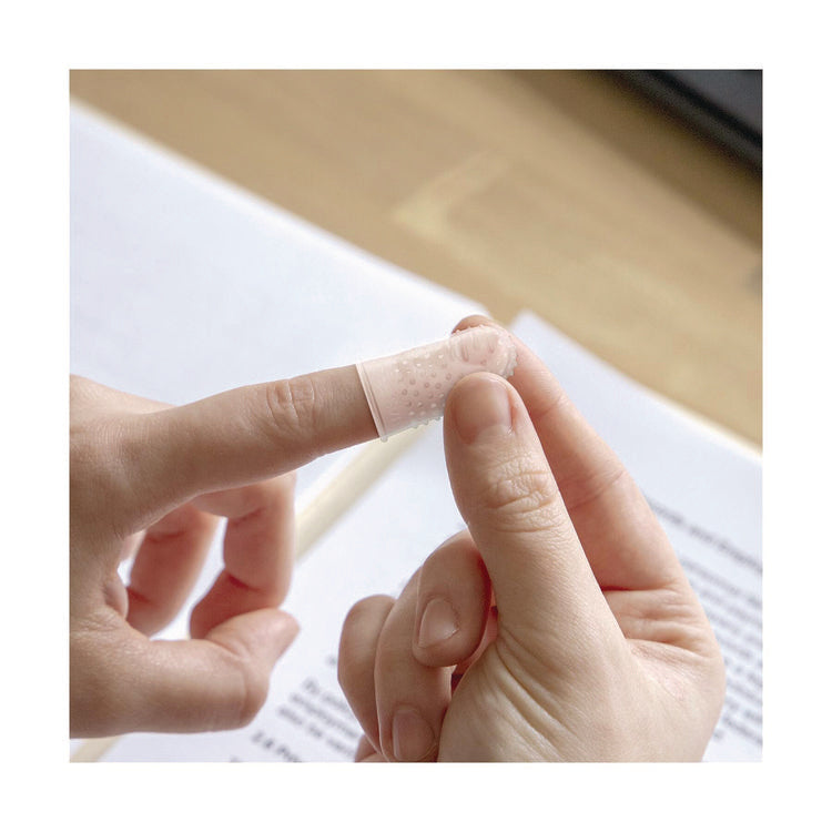 Micro-Gel Fingertips, Small, Medium, Large, X-Large, Clear, 12/Pack