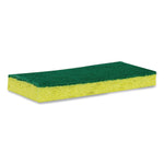 Medium-Duty Scrubbing Sponge, 3.6 X 6.1, 0.7" Thick, Yellow/green