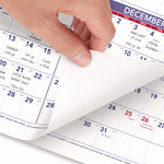 Yearly Wall Calendar, 24 x 36, White Sheets, 12-Month (Jan to Dec): 2025