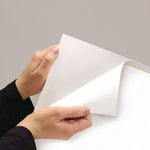 Wallmates Self-Adhesive Dry Erase Monthly Planning Surfaces, 18 X 12, White/gray/orange Sheets, Undated