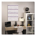 Yearly Wall Calendar, 24 x 36, White Sheets, 12-Month (Jan to Dec): 2025