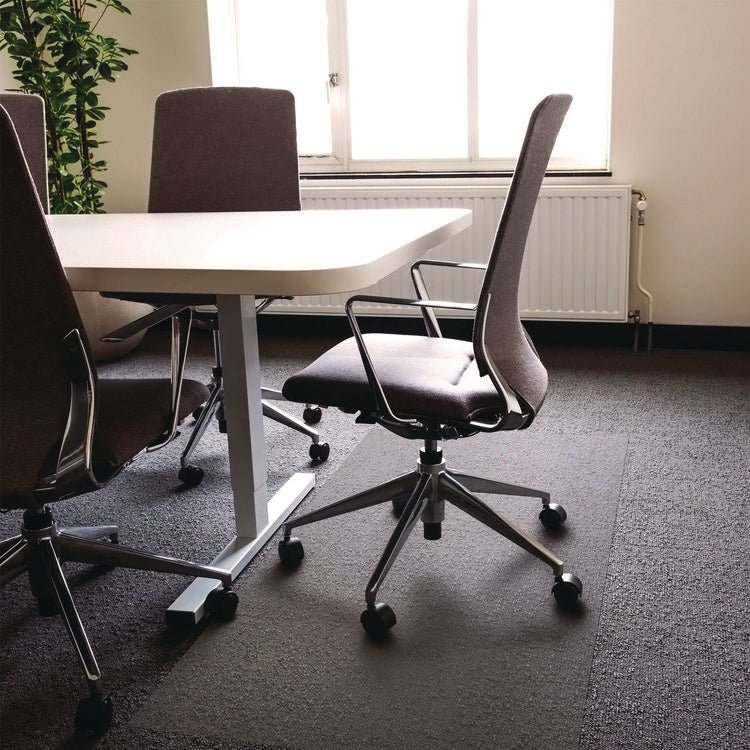 Cleartex Ultimat XXL Polycarbonate Square General Office Mat for Carpets, 60 x 60, Clear