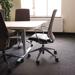 Cleartex Ultimat XXL Polycarb Square Office Mat for Carpets, 60" w x 79" l, Clear