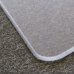 Cleartex Megamat Heavy-Duty Polycarbonate Mat For Hard Floor/all Carpet, 46 X 53, Clear