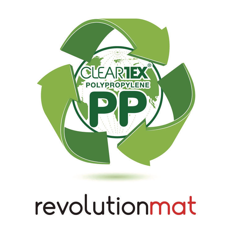 Cleartex Polypropylene Chair Mat for Carpets, 29" w x 46" l, Translucent