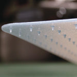 Cleartex Polypropylene Foldable Chair Mat for Carpets, 46 x 57, Translucent