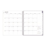 Laila Create-Your-Own Cover Weekly/Monthly Planner, Wildflower Artwork, 11 x 8.5, Purple/Blue/Pink, 12-Month (Jan-Dec): 2025