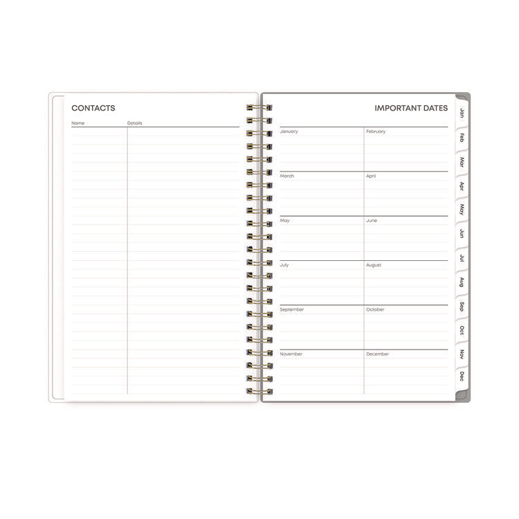 Sophie Frosted Weekly/Monthly Planner, Floral Artwork, 8 x 5, Multicolor Cover, 12-Month (Jan to Dec): 2025