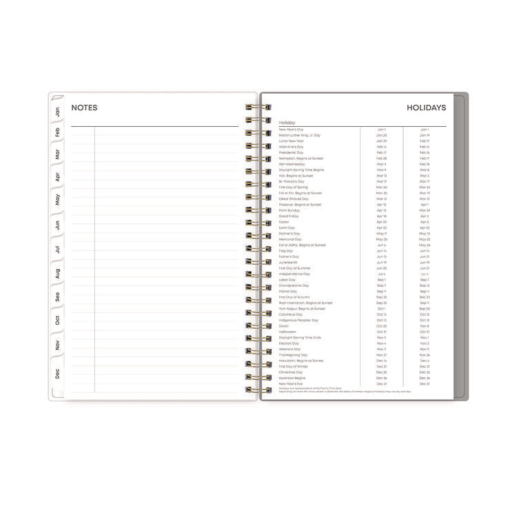 Sophie Frosted Weekly/Monthly Planner, Floral Artwork, 8 x 5, Multicolor Cover, 12-Month (Jan to Dec): 2025