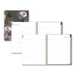 Kelly Ventura Midnight Garden Weekly/Monthly Planner, Floral Artwork, 11 x 8.5, Multicolor Cover, 12-Month (Jan to Dec): 2025