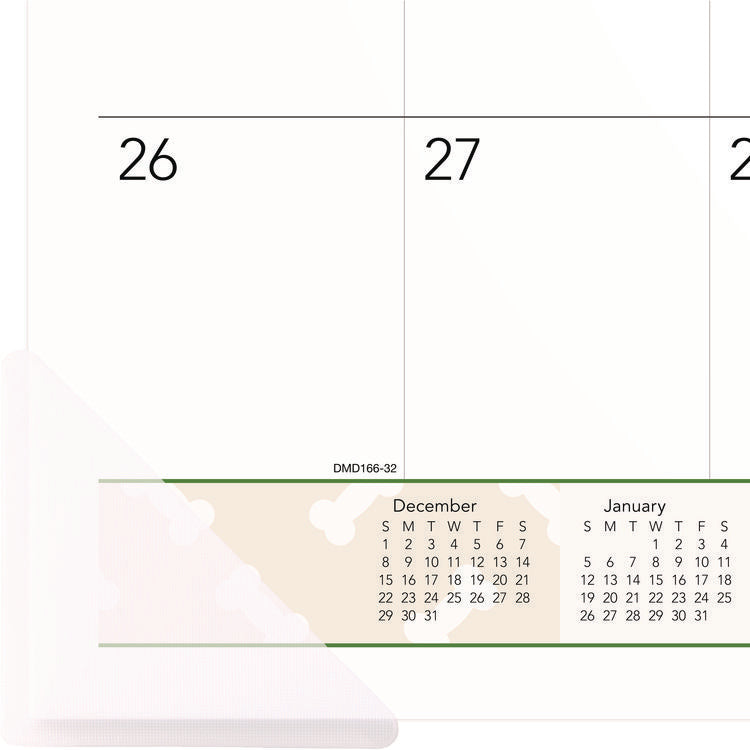 Puppies Monthly Desk Pad Calendar, Puppies Photography, 22 x 17, White Sheets, Clear Corners, 12-Month (Jan to Dec): 2025