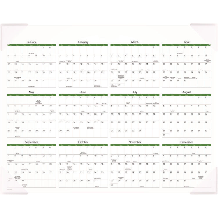 Puppies Monthly Desk Pad Calendar, Puppies Photography, 22 x 17, White Sheets, Clear Corners, 12-Month (Jan to Dec): 2025