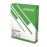 30% Recycled Copy Paper, 92 Bright, 20 lb Bond Weight, 8.5 x 11, White, 500 Sheets/Ream, 10 Reams/Carton