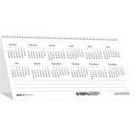 Earthscapes Recycled Desk Tent Monthly Calendar, Puppies Photography, 8.5 x 4.5, White Sheets, 12-Month (Jan to Dec): 2025