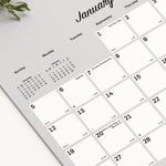 Romantic Wall Calendar, Floral Photography, 12 x 17, White/Multicolor Sheets, 12-Month (Jan to Dec): 2025