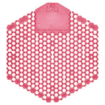 Wave 3d Urinal Deodorizer Screen, Spiced Apple Scent, Red, 10/box