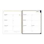 Day Designer Peyton Create-Your-Own Cover Weekly/Monthly Planner, Floral Artwork, 11 x 8.5, Navy, 12-Month (Jan to Dec): 2025