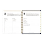 Day Designer Peyton Create-Your-Own Cover Weekly/Monthly Planner, Floral Artwork, 11 x 8.5, Navy, 12-Month (Jan to Dec): 2025