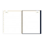 Day Designer Peyton Create-Your-Own Cover Weekly/Monthly Planner, Floral Artwork, 11 x 8.5, Navy, 12-Month (Jan to Dec): 2025