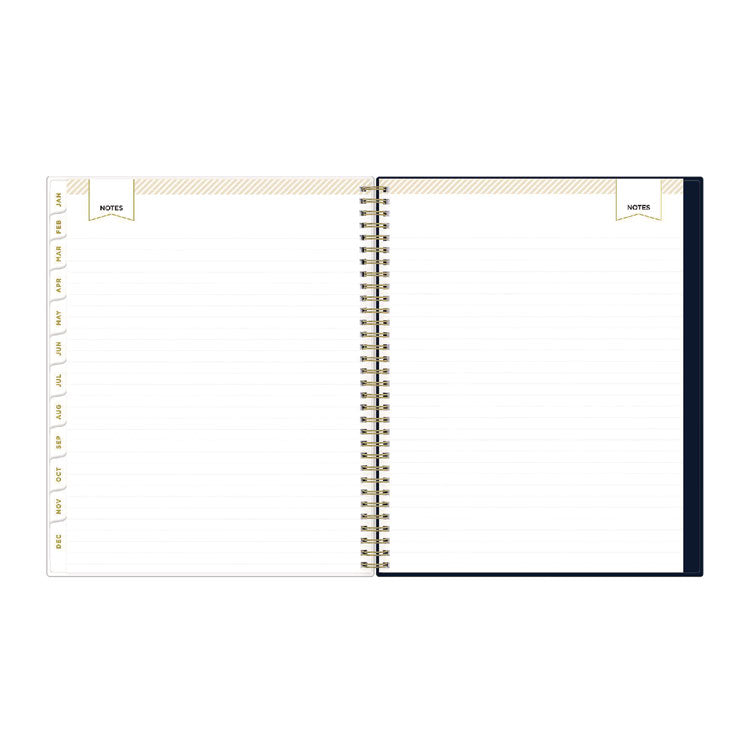 Day Designer Peyton Create-Your-Own Cover Weekly/Monthly Planner, Floral Artwork, 11 x 8.5, Navy, 12-Month (Jan to Dec): 2025