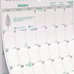 EcoLogix Monthly Wall Calendar, EcoLogix Artwork, 12 x 17, White/Green Sheets, 12-Month (Jan to Dec): 2025