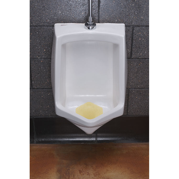 Wave 3d Urinal Deodorizer Screen, Citrus Scent, Yellow, 10/box
