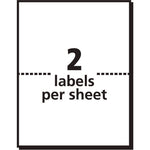 Shipping Labels With Trueblock Technology, Inkjet/laser Printers, 4 X 3, White, 2/sheet, 20 Sheets/pack
