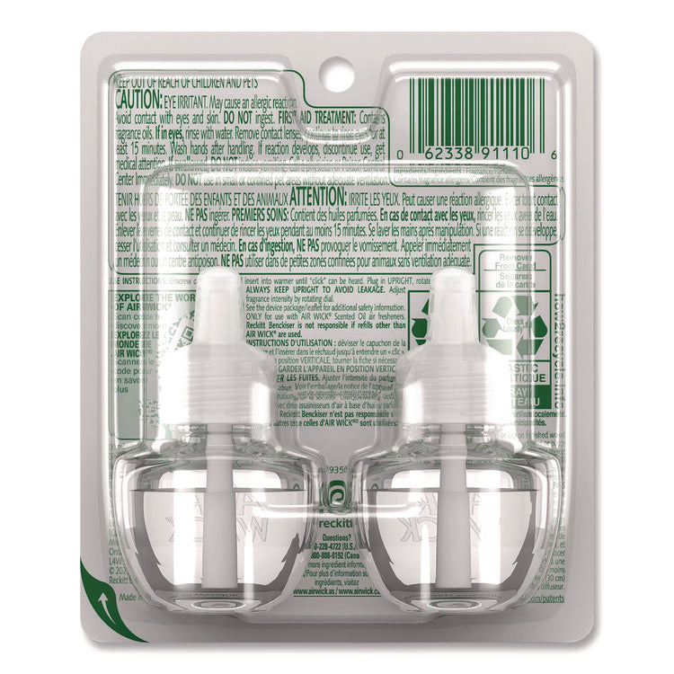 Scented Oil Refills, Paradise Retreat, 0.67 oz, 2/Pack