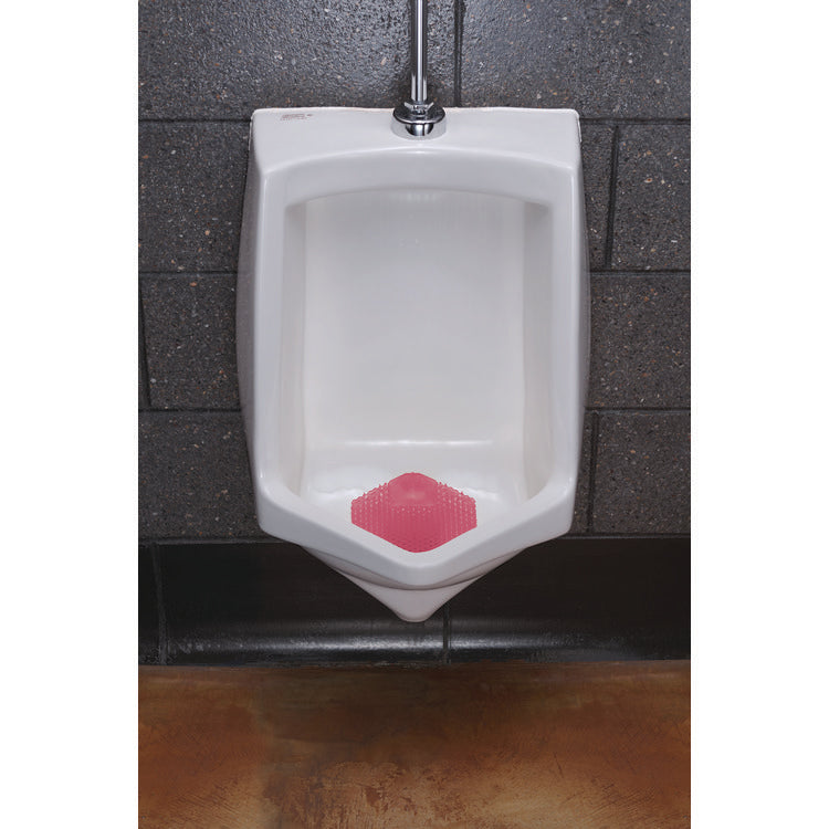 Wave 3d Urinal Deodorizer Screen, Spiced Apple Scent, Red, 10/box