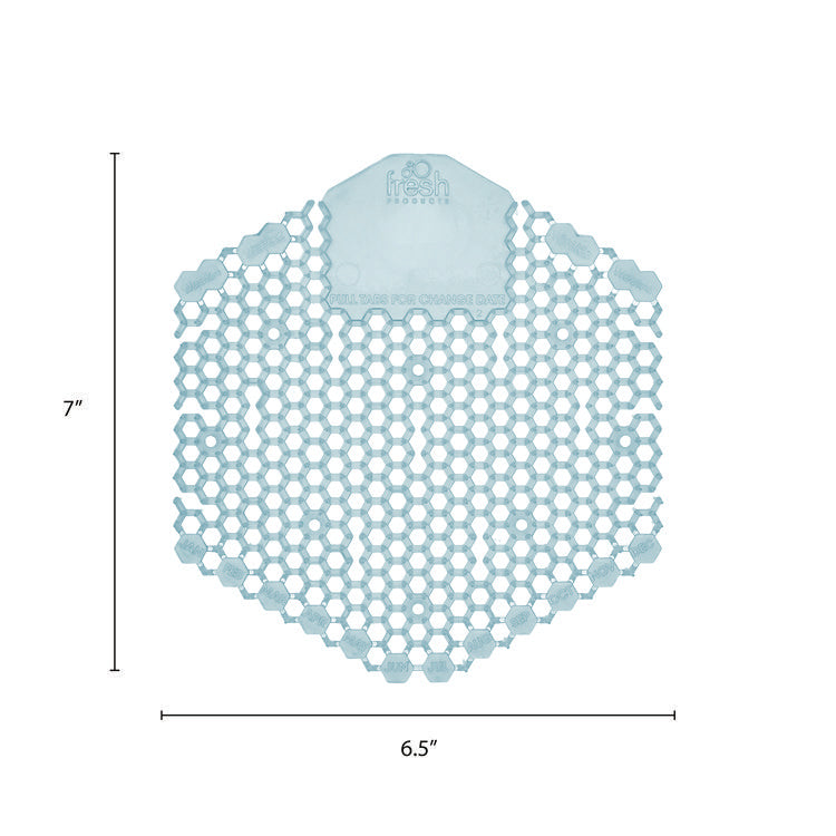 Wave 3d Urinal Deodorizer Screen, Ocean Mist Scent, Blue, 10 Screens/box