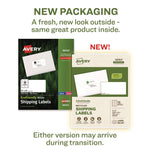 Ecofriendly Mailing Labels, Inkjet/laser Printers, 2 X 4, White, 10/sheet, 100 Sheets/pack