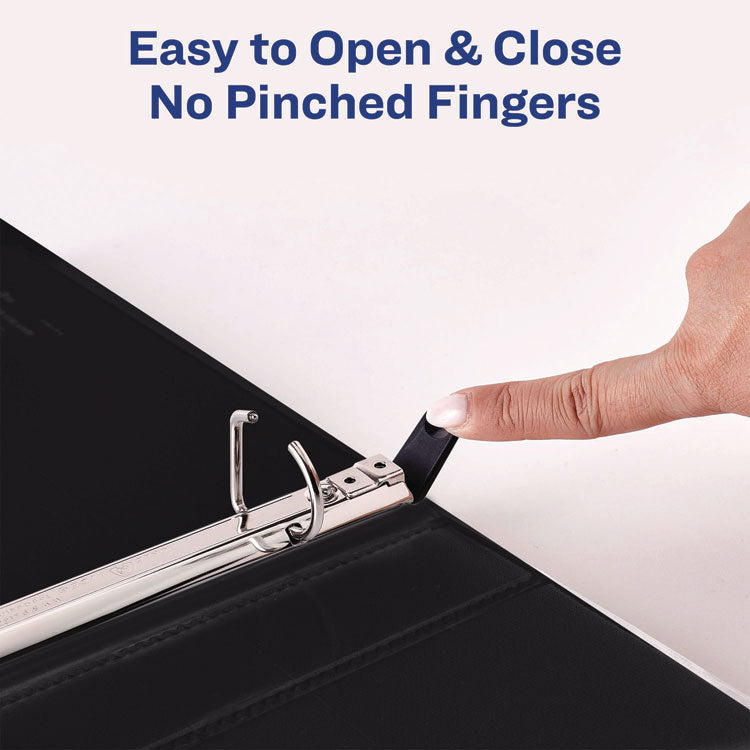 Heavy-Duty Non Stick View Binder With Durahinge And Slant Rings, 3 Rings, 1" Capacity, 11 X 8.5, White, (5304)